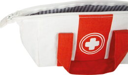 small foot Doktorský set s červeno-bílou lékařskou taškou