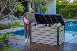 Zahradní box Keter Deco 870 l storm grey