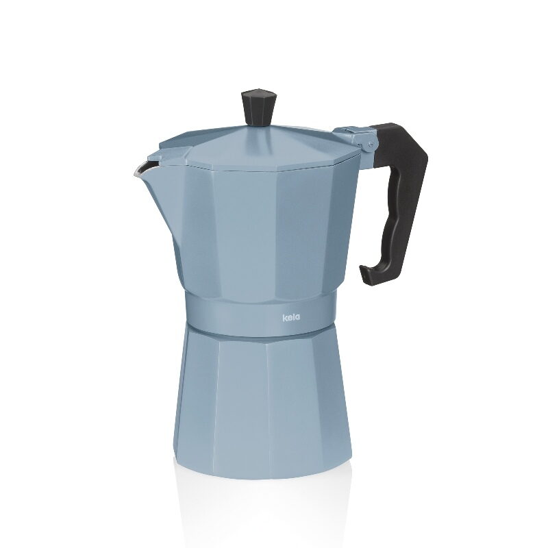 KELA Konvice na espresso kouřově modrá 19,0cm 9,0cm 300 ml KL-10560