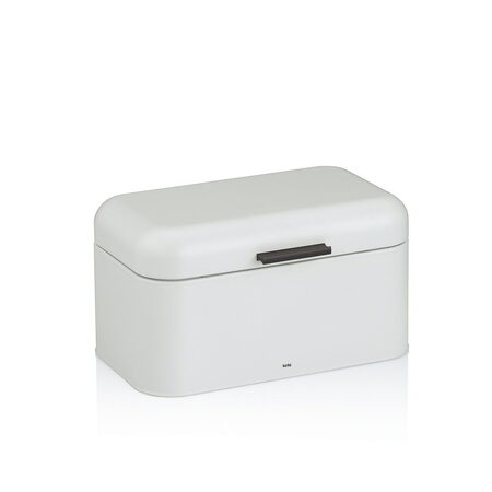 KELA Chlebník Frisca kov, bílá 30x18x16,5 cm KL-12843