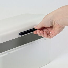 KELA Chlebník Frisca kov, bílá 30x18x16,5 cm KL-12843