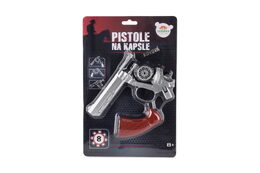 Pistole na kapsle 8 ran kov 22cm na kartě