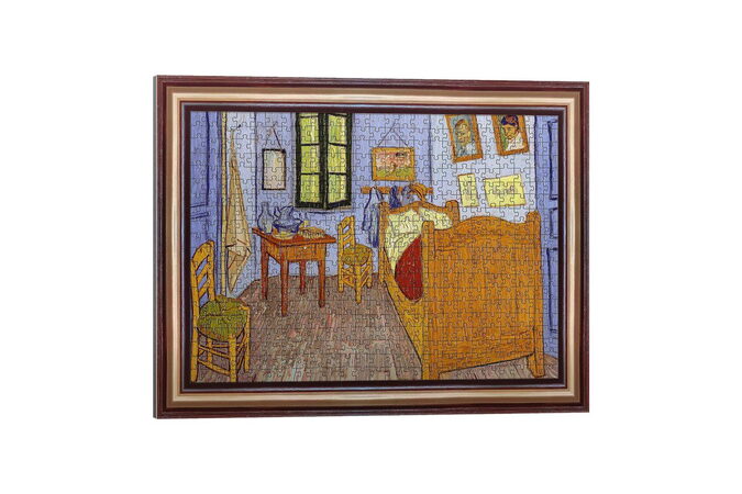 Puzzle deskové ArtFrame: Vincentův pokoj v Arles - Vincent van Gogh 55,5x40cm 500 dílků ve fólii