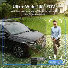 Venkovní kamera se solárním nabíjením Baseus Security S1 Lite, 2K bílá