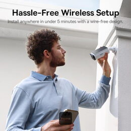 Venkovní kamera se solárním nabíjením Baseus Security S1 Lite, 2K bílá