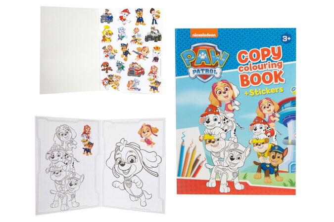 Pracovní sešit se samolepkami Tlapková patrola/Paw patrol  21x30cm