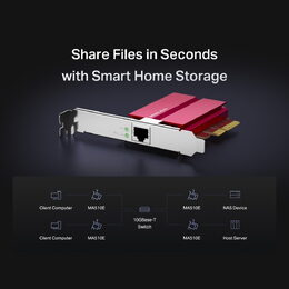 Síťová karta TP-Link Mercusys MA510E 10G PCIe, Full/Low bracket