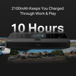 Modem TP-Link M7352 s WiFi routerem, 3G/ 4G LTE, baterie, displej