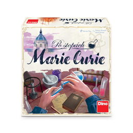 Po stopách Marie Curie rodinná polečenská hra v krabici 26x26x8cm