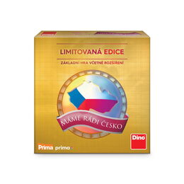 Máme rádi Česko Limitovaná edice rodinná společenská hra v krabici 24x24x6cm