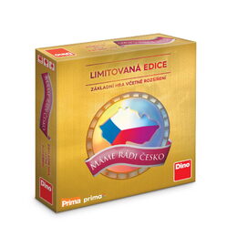 Máme rádi Česko Limitovaná edice rodinná společenská hra v krabici 24x24x6cm