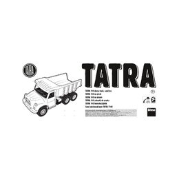 Auto Tatra 148 plast 72cm světlemodrá v krabici 12m+