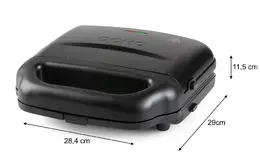 Sendvičovač XL 3v1 na sendvič / vafle / grill  DOMO DO9291C, 3v1 - sendvič / vaf