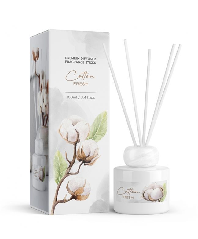 Bartek aroma difuzér s tyčinkami 100ml bavlna 0170