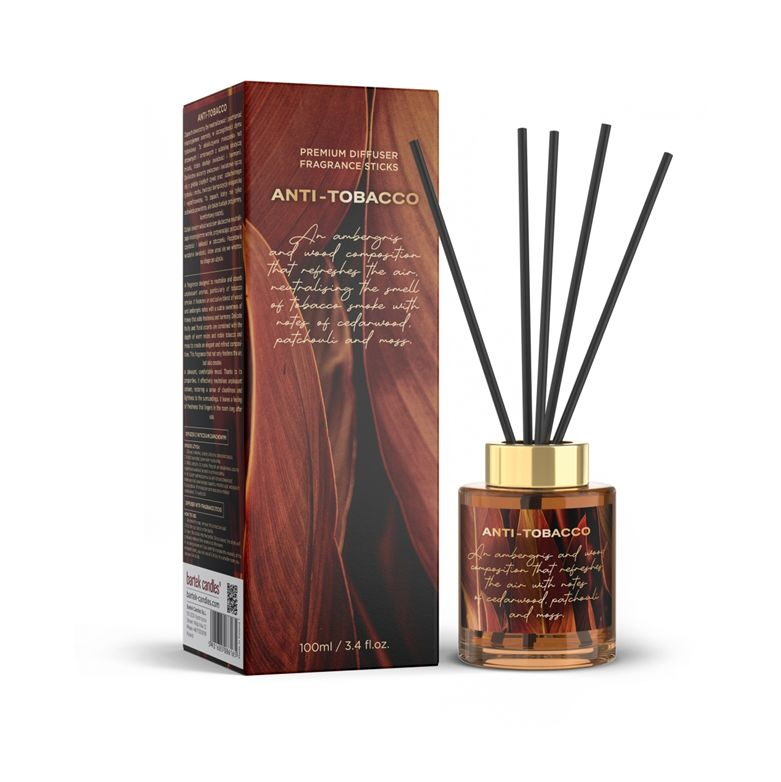 Bartek aroma difuzér s tyčinkami 100ml anti tabák 0171