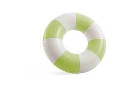 Nafukovací kruh pruhovaný Coastal Cabana