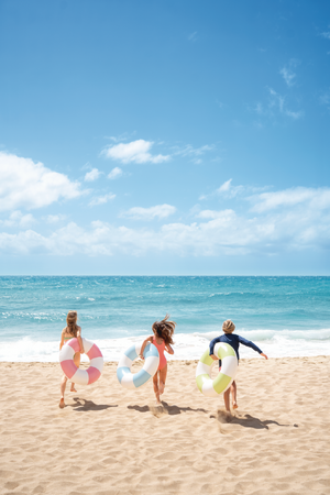 Nafukovací kruh pruhovaný Coastal Cabana