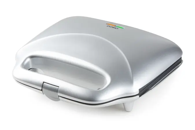 Sendvičovač na 2 XL sendviče - stříbrný - DOMO DO9267C, Příkon: 900W, o 50 % vět