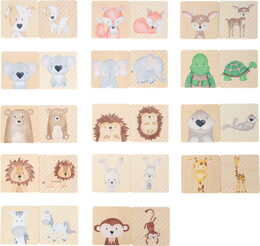 small foot Dřevěné pexeso Zvířata
