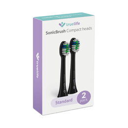 TrueLife SonicBrush Compact Heads Black Standard