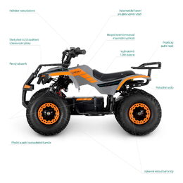 LAMAX eTiger ATV50S Orange - assembled