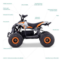 LAMAX eFalcon ATV50M Orange - assembled