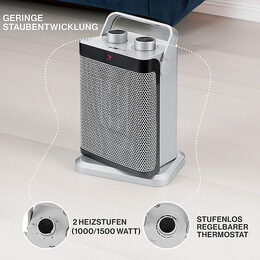 Clatronic HL 3631 keramický horkovzdušný ventilátor