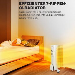 Clatronic RA 3735 olejový radiátor 7 žeb