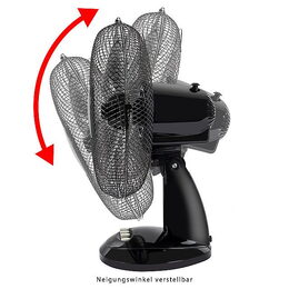 Clatronic VL 3602 BK stolní ventilátor černý