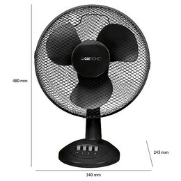 Clatronic VL 3602 BK stolní ventilátor černý