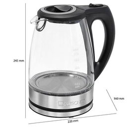 Clatronic WKS 3744 rychlovarná konvice sklo 1,7L