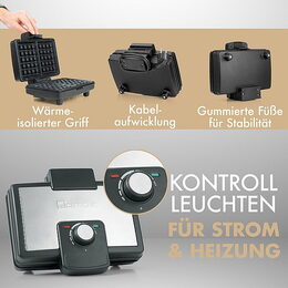 Clatronic WA 3606 vaflovač belgické vafl