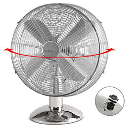 ProfiCare VL 3063 IX stolní ventilátor 30cm kovový