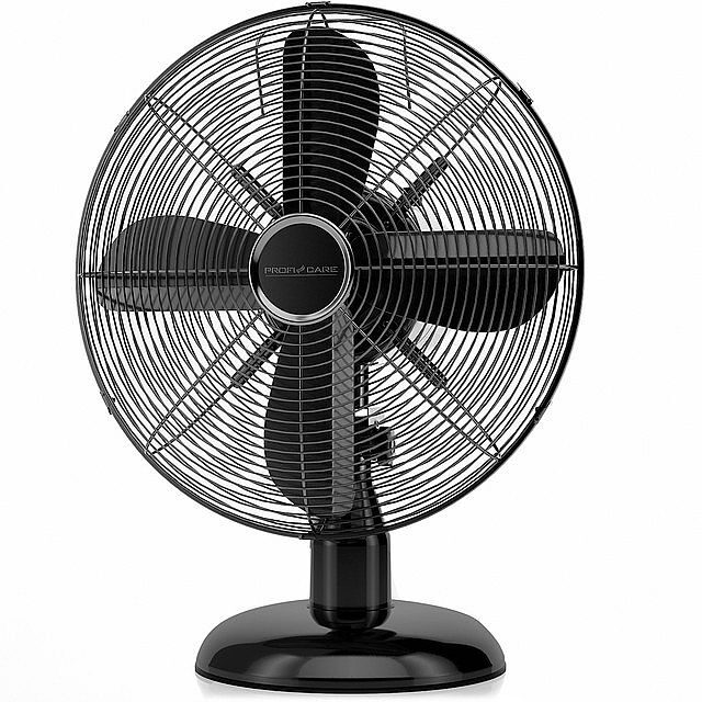 ProfiCare VL 3063 BK stolní ventilátor 30cm kovový černý