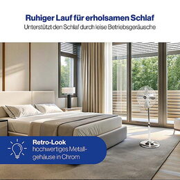 ProfiCare VL 3064 MS IX stojanový ventilátor 40cm, kovový