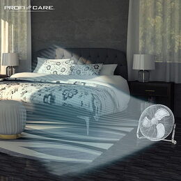 ProfiCare VL 3065 IX podlahový ventilátor 40cm nerez