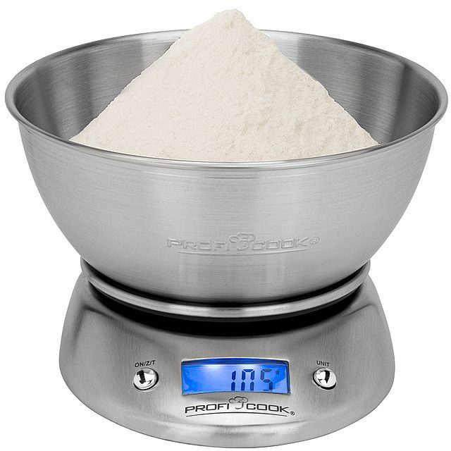 ProfiCook KW 1040 kuchyňská váha,digitální s mísou 2L