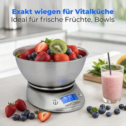ProfiCook KW 1040 kuchyňská váha,digitální s mísou 2L