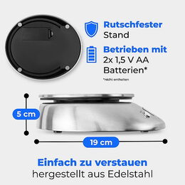 ProfiCook KW 1040 kuchyňská váha,digitální s mísou 2L