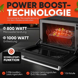 ProfiCook MWG 1204 mikrovlná trouba s grilem