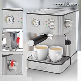 ProfiCook ES 1209 espresso 20barů