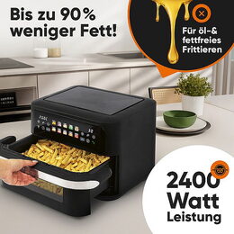 ProfiCook FR 1313 H Horkovzdušná fritéza XXL 10L 2400W