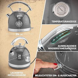 ProfiCook WKS 1192 AN rychlovarná konvice vintage