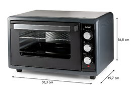 Elektrická trouba - 50 litrů - DOMO DO808GO, Příkon: 2 000 W, Objem: 50 litrů, Z