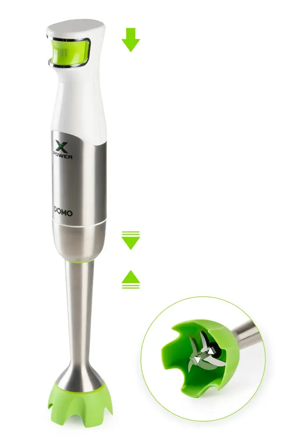 Ponorný tyčový mixér - 1200 W X Power - DOMO DO9298M, Příkon: 1200 W