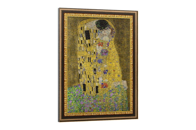 Puzzle deskové ArtFrame: The Kiss (Polibek) - Gustav Klimt 40x55,5cm 500 dílků ve fólii