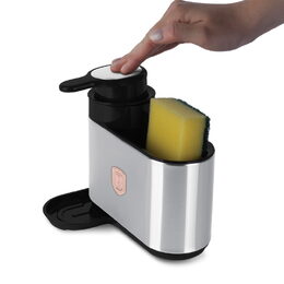 BERLINGERHAUS Dávkovač na jar s držákem 2 v 1 Black Rose Collection BH-8932