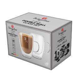 BERLINGERHAUS Sada hrnků na cappuccino dvojité sklo 300 ml 2 ks BH-8768