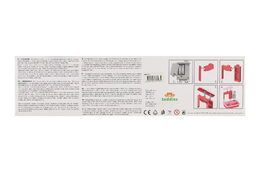 Teddies Dřez na mytí nádobí růžový + kohoutek na vodu na baterie plast s doplňky v krabici 46x28x12cm