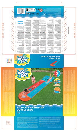 Vodní dvojitá skluzavka 4,88 m